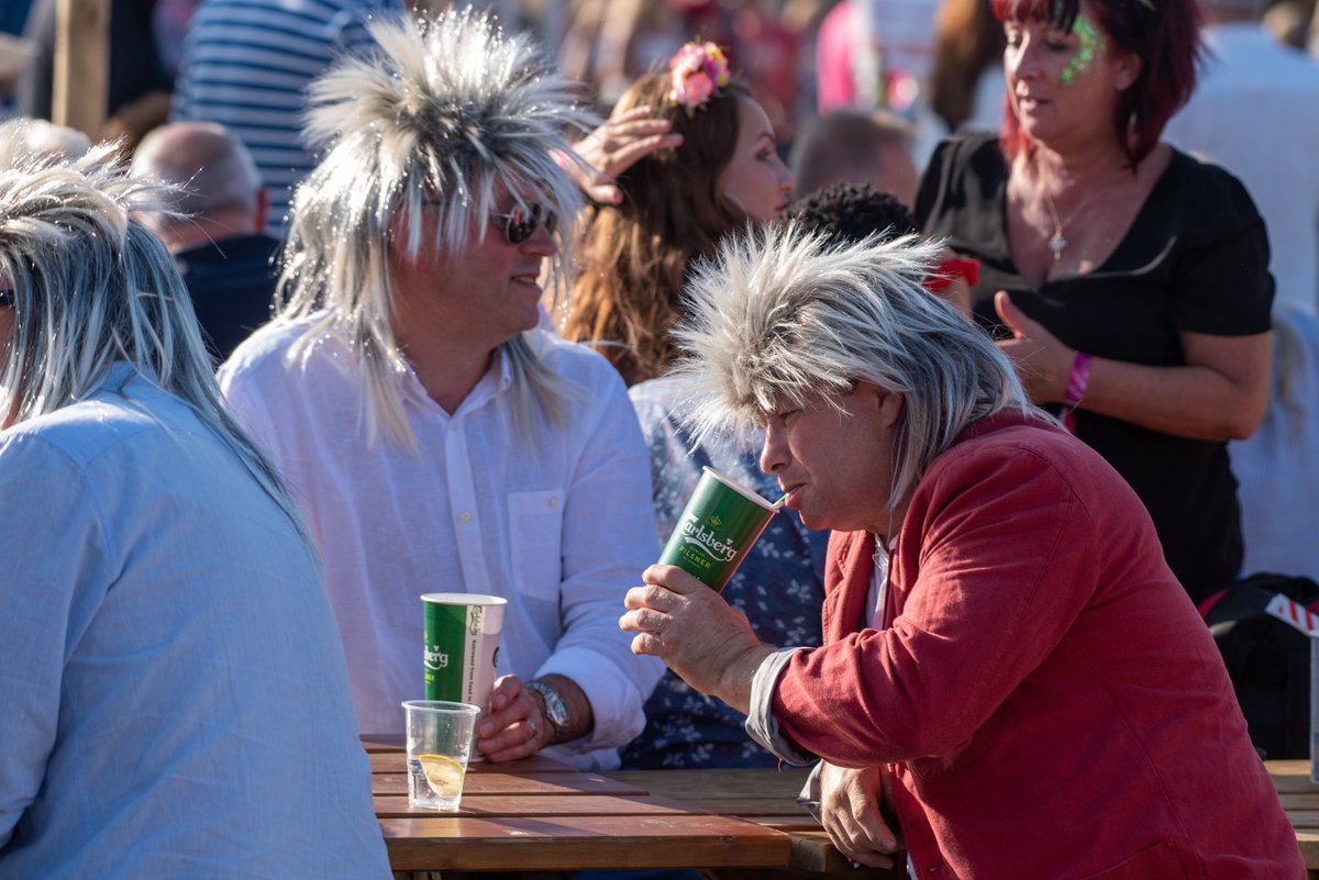 LythamFestival's tweet image. The atmosphere is INCREDIBLE, who's excited?! 🎉

Tweet us your best air guitar pics using the hashtags #LF10 #LythamFestival for your chance to feature on the big screen! 🎸✨