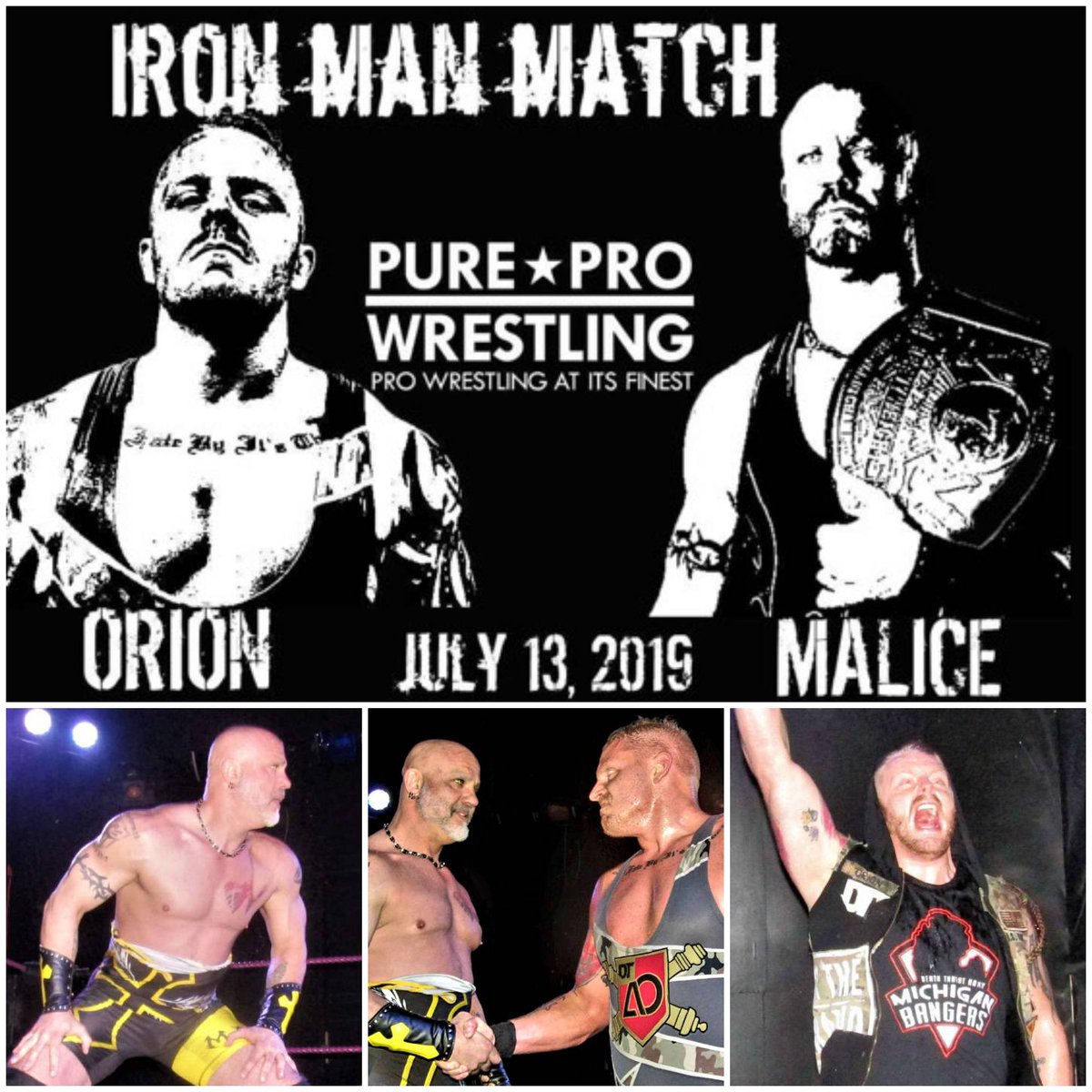 PPWPower's tweet photo. TONIGHT!
Iron Man Match: Gideon Malice VS Aaron Orion – The ULTIMATE Test of Time - July 13 @IcelandFlint
TIX👇
https://t.co/To8NaVRbpN
#ProWrestling #indywrestling #supportindywrestling #Flint #Michigan #PPW #AttackOfTheTitans #pureprowrestling #wwe #aew #roh #Impact https://t.co/nUCA45kAsV