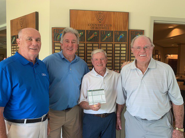CC_Roswell's tweet photo. Making history! At soon to be age 77, @RwArrdub shoots a 72! Well done!!! https://t.co/jDXpOPxCfD