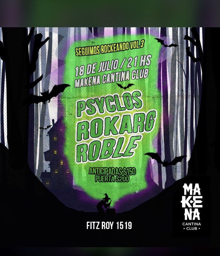 rokarg's tweet photo. Este jueves en @Makenaclub vengan a full 🚀

Anticipadas x DM y portales @rokarg en redes 🎟

#RockNacional
#RockInternacionalEnCastellano 
#Rock
#Rokarg 
#NocheDeRock 

Nos vemos 🎯 https://t.co/BOd3K7stEk