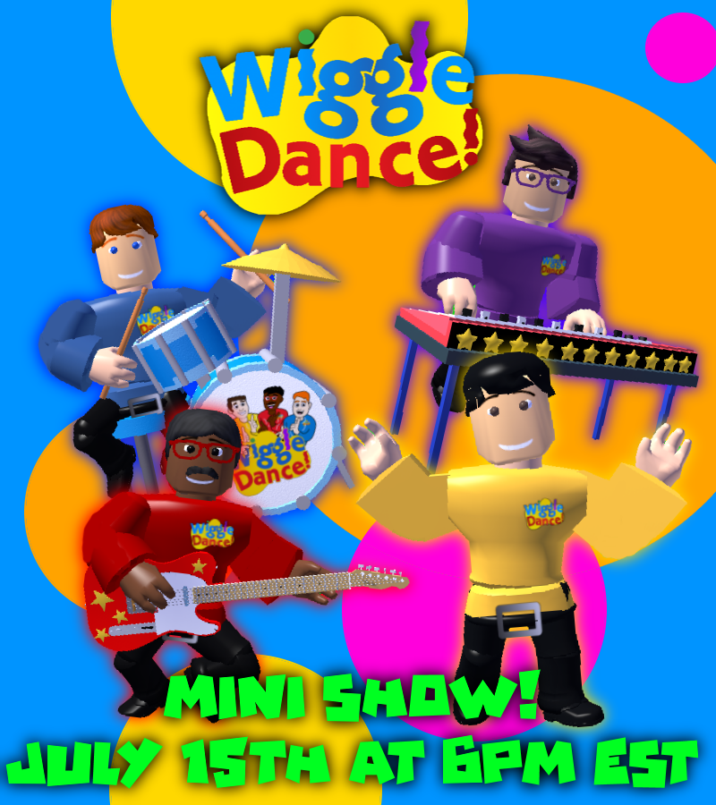 The Wiggledance Minishow At Our Newly Created Hot Potato Studios - hot potato studios wiggle roblox roblox