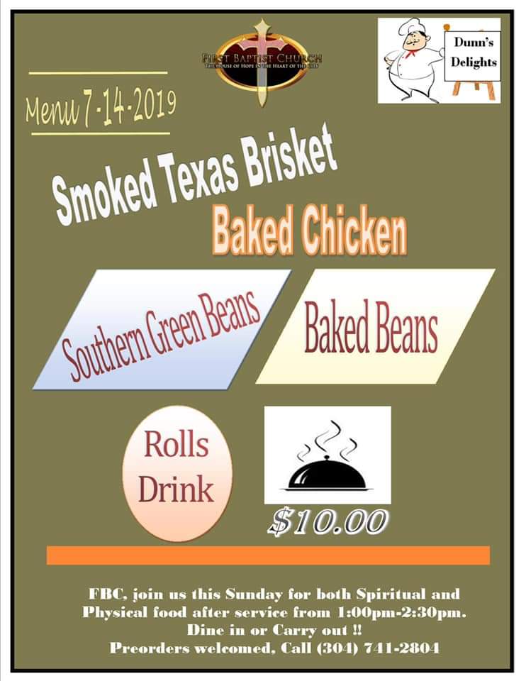 fbcpd432's tweet photo. U are invited. Come one Come all. Fellowship with us and dine with us. Why go anywhere else.?  We will meet you in the sanctuary and give God the glory and then in the fellowship hall afterwards. Home cooked meal for only $10. See you Sunday. https://t.co/DnLvQjDeVL