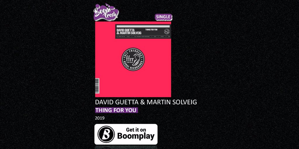 BoomplayNigeria's tweet image. The most electrifying collaboration for the summer! @davidguetta &amp;amp; @martinsolveig have got a 'Thing For You'

Give it a listen 👉🏽 bit.ly/2l9H5qF

#HotMusic #ListenNow #ThingForYou