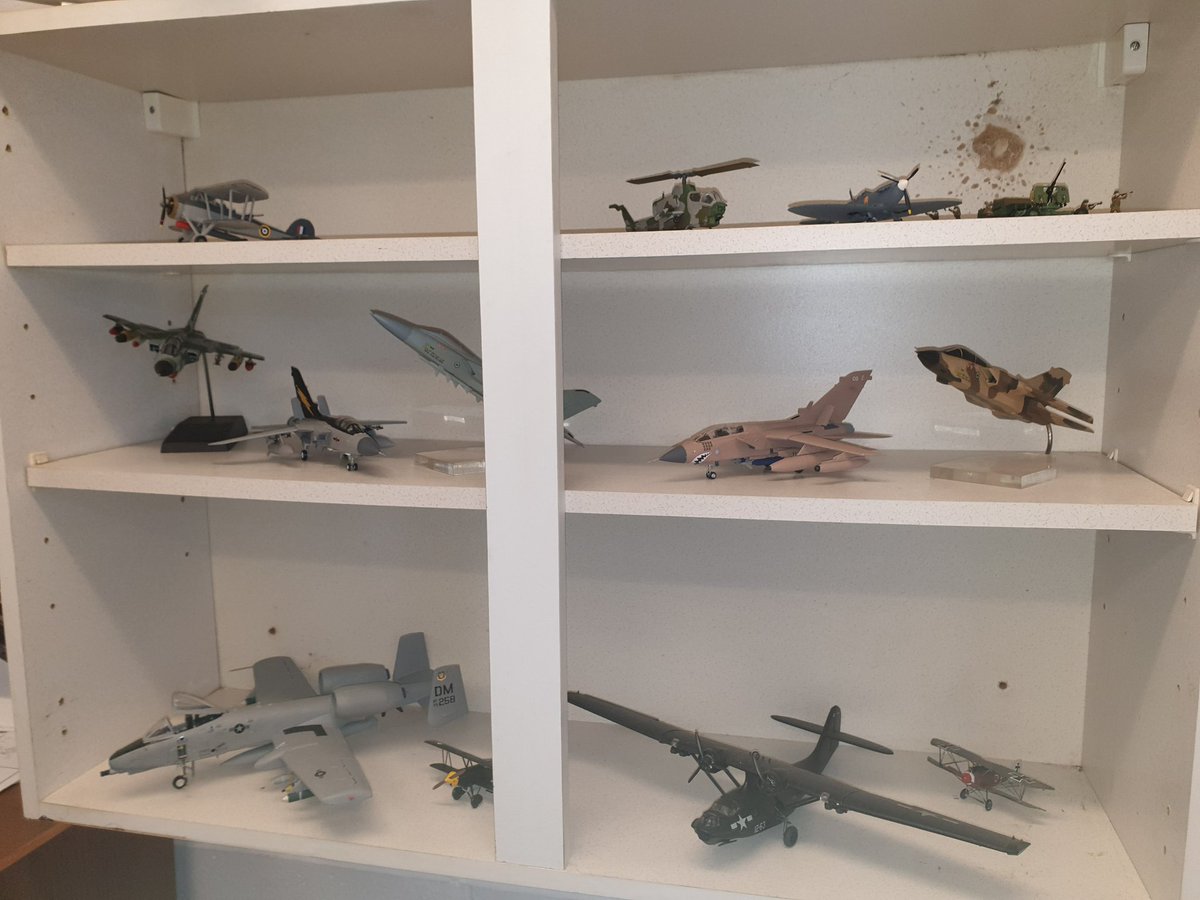 1027Squadron's tweet photo. Well done to Sgt McNally who placed second in his aeromodelling category and CI Readman who placed third in the staff category! We now have a shelf dedicated to the Tornado! https://t.co/HEDD8tGSSH