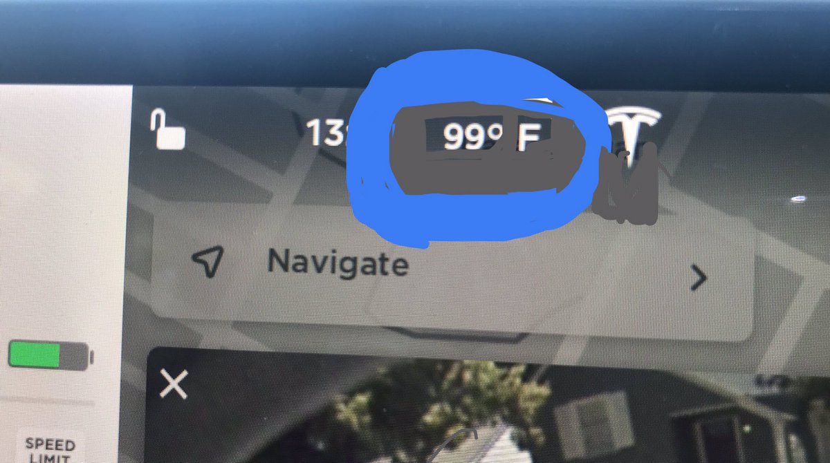 thriveeachday's tweet photo. Car is 99 degrees in the garage. When we started it, the fan was super loud. Just checking... is this normal? @tesla @elonmusk #teslacommunity #hot #ninetynine #model3 #noise #teslahelp #justchecking https://t.co/O0EfyFm05s