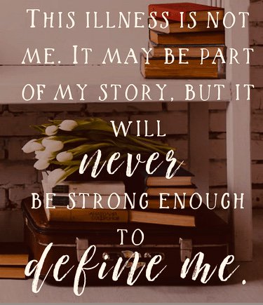 ST_Dystonia's tweet photo. Dystonia is not who we are, it is what we have. #dystonia #dystoniaawareness #dystoniacure #dystoniadoesnotdefineme #ChronicPain https://t.co/D5fZAa2hHo