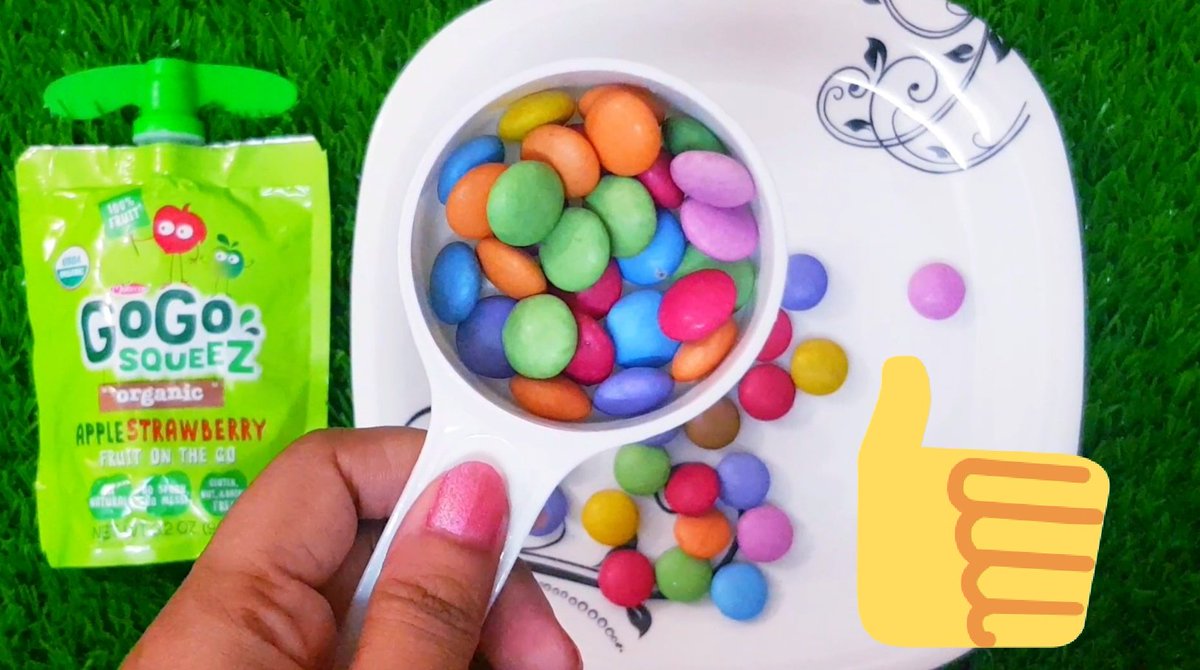 KidsToyReview2's tweet photo. Full of m&amp;m candy mixing with Nursery rhyme |kids Toy Review 
#fingerfamilysong 
#Nursaryrhyme
#Fullofcandy
💚💙💛🧡➡️👆🔔https://t.co/1YoEeS2mlk https://t.co/85936TcIyF