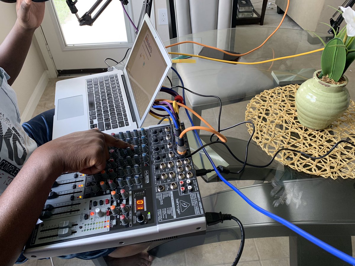 TheGratefulPT's tweet photo. What started as a crazy idea thrown around in the group chat months ago developed into spending our Saturday morning setting up&amp;recording our 1st podcast episode.Thankful for adventurous, goal-oriented,vibrant friends that keep me laughing till my abs get sore.☺️ #TryingNewThings https://t.co/Xw2fS2kTbT