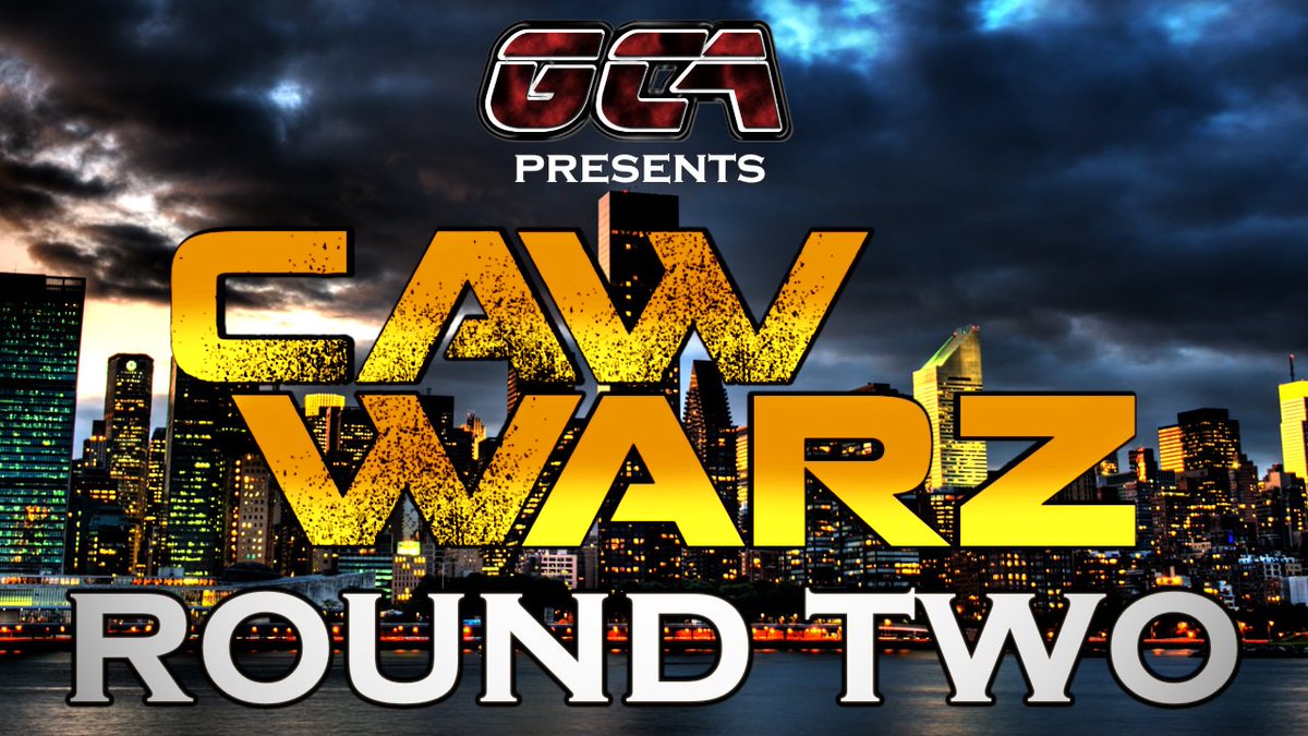 GCAWrestleVerse's tweet photo. Tonight ladies and gentlemen, our #GCACAWWARZ tournament continues with the second round! Round two will be available at 11:30pm (GMT) / 7:30pm (ET) (Other time zones may vary). Best of luck to everyone competing tonight! ๐๐ #GCAWrestleVerse #WWE2K19 @GCAWRESTLING2K #YouTube https://t.co/YHHwLSmDog