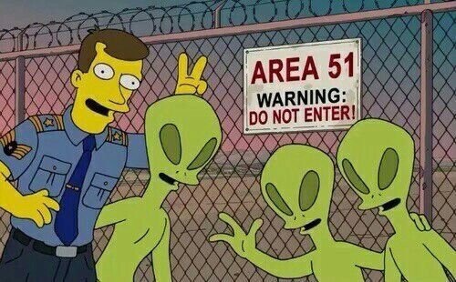 The Simpsons haven't lied to me yet 👀 #Area51memes