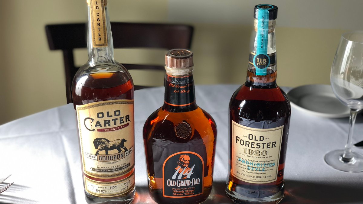 BourbonsBistro's tweet photo. What's old is new again....our new #FlightOfTheMonth for July is Everything Old, in honor of Jason's birthday. Stop in for some golden oldies for only $25 all month long. #bourbonsbistro #welovebourbon https://t.co/pMECElUKpL