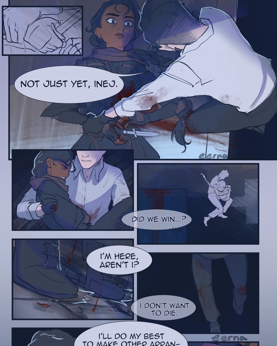 back again with badly formatted comics....... me #SixOfCrows (commissioned by brambleberrycottage on tumblr!) 