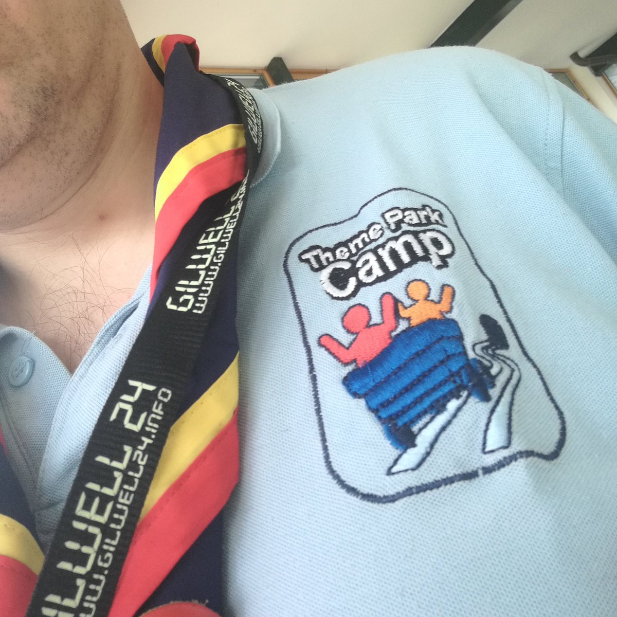 themeparkcamp's tweet photo. Subtle bit of promotion today @gilwell24 #gilwell24 #SkillsForLife #iscout https://t.co/tQ6sS2KvTU