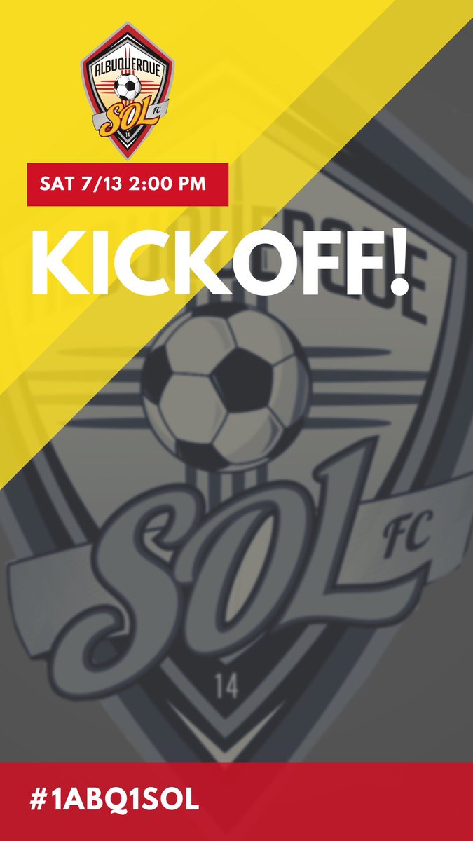abqsolfc's tweet image. 6 min to kickoff