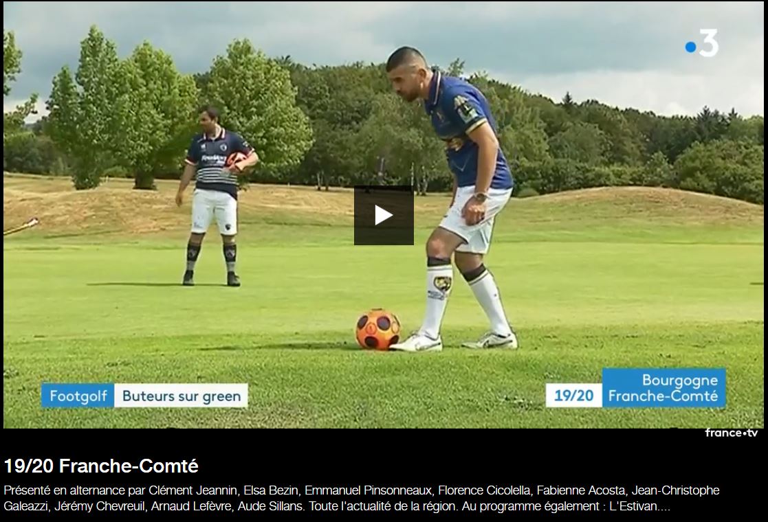 #Media #FootGolfCup #E19
Focus sur l' Etape 19 au <a href="/GolfdeRougemont/">Golf de Rougemont-le-Château</a> et le 1/4 de finale de #CDFFootGolf <a href="/BelfortClub/">Belfort Sochaux Montbeliard Footgolf Club</a> vs @FGCG01 sur <a href="/F3FrancheComte/">France 3 Franche-Comté</a> avec Adel CHEDLI et Camel MERIEM
>>> Sujet à 11'25 sur : france3-regions.francetvinfo.fr/bourgogne-fran…
#EspritFootGolf #RacetoTabarka #FootGolf ⚽️⛳️