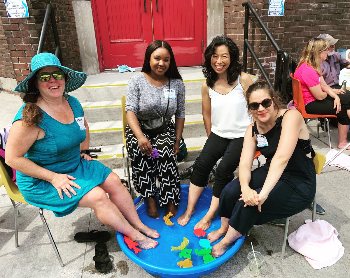 Join us this weekend <a href="/GerrardIndiaBaz/">Gerrard India Bazaar</a> at our conversation pols where you can get to know your neighbour! Thanks for joining us <a href="/minsooklee/">Minsook Lee</a> <a href="/JordanaWright/">Jordana Wright</a> <a href="/JaneSanden/">Jane Sanden</a> @GECOtoronto #GerrardIndiaBaz #fsa2019