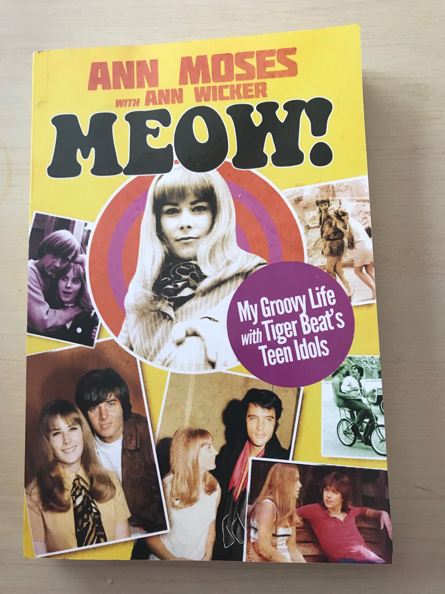 StJaneen's tweet photo. Reliving my #teenybopper years reading #TigerBeat editor #AnnMoses https://t.co/FMjG4SuR4y #groovy memoir #Meow ! which covers pop icons like #BobbySherman #DavidCassidy and even the King #ElvisPresley A Fun Gear Time Warp! ❤️🎼🐯🎸🥁 https://t.co/h8RPyaB3WV