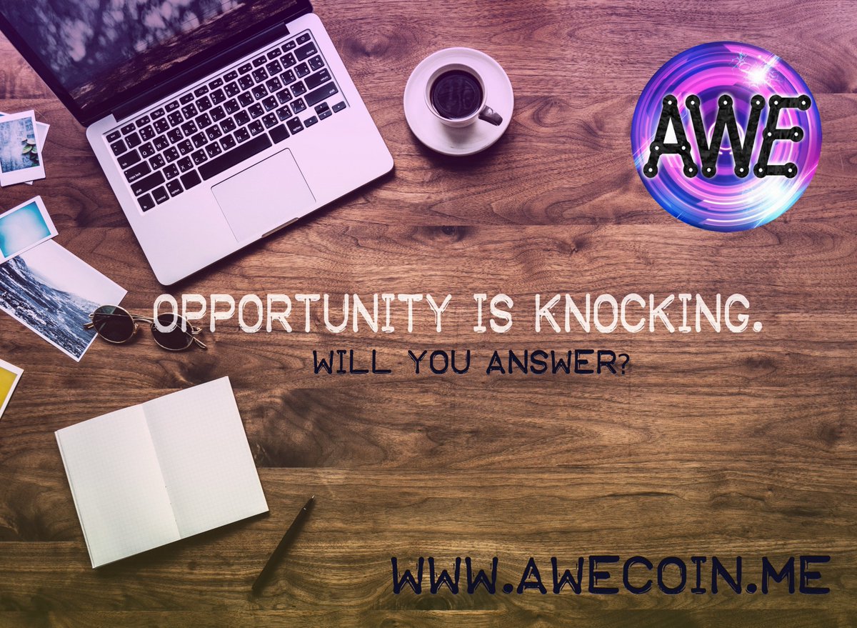 awecoin's tweet photo. In less than 24 hours, we'll be giving away 50,000 #AWE to 2 lucky winners! 🔥
To enter:
1) Retweet &amp; like
2) Follow @awecoin
3) Tag some friends (optional)

Ends 22:00 UTC Sunday #crypto #cryptocurrency #win #Giveaway https://t.co/7MsGoGYbYD