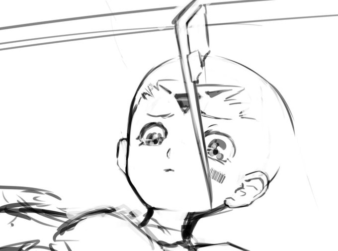 眠れないから久々にキャラデザとかしてるんだけど
なんだこの絵柄… 