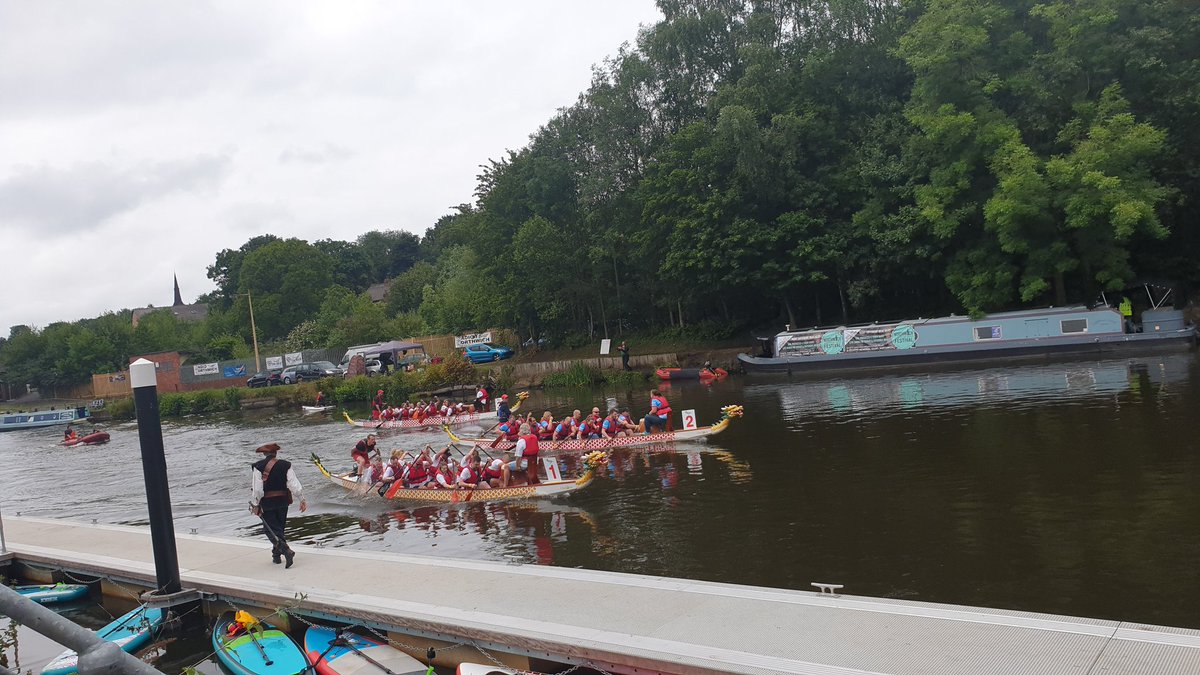 Fab day at the Northwich River Festival and boat race raising awareness for @CRY_UK in memory of my brother Mike. Well done team Wilfs Water Dragon - you were amazing!! @SteveRedgrave5 #testmyheart #12aweek #teammike  #cardiacriskintheyoung #cheshire