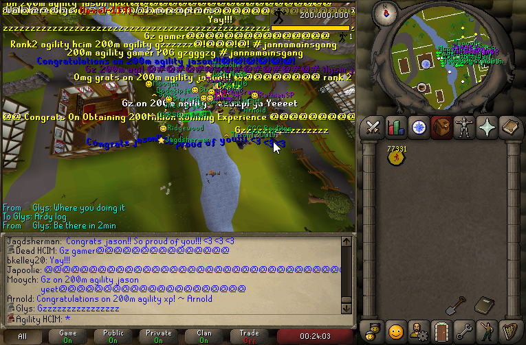 jasont20015's tweet photo. Finally got 200m xp on my hcim, I'm so happy with this. Thanks to everyone who came :D https://t.co/4BRr3pNOw5