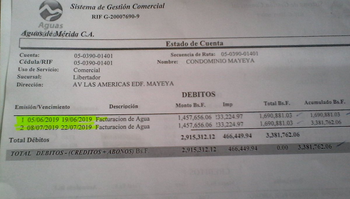 MerPnfmic's tweet photo. @ConElMazoDando Mano dura con aguas de Mérida @sundde_ve incremento en un 3000% somos unas residencias en Mérida que ha peleado durante año nos quiten la tarifa comercial @sunddemerida lo sabe ya que mando engavetar nuestro caso. Defensoría del pueblo tiene nuestro exp. https://t.co/h3uhljtJQg