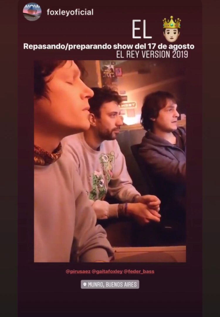 FOXLEYoficial's tweet photo. Sábado de acción en la sala, te invitamos a ver como vamos preparando las versiones 2019 que despegan el show del 17 de Agosto en @LatangenT #BuenosAires y ahi comenzar con shows el resto de año. Pásate x IG @FOXLEYoficial https://t.co/pp6Ur81H9V https://t.co/Rf6yRvair9