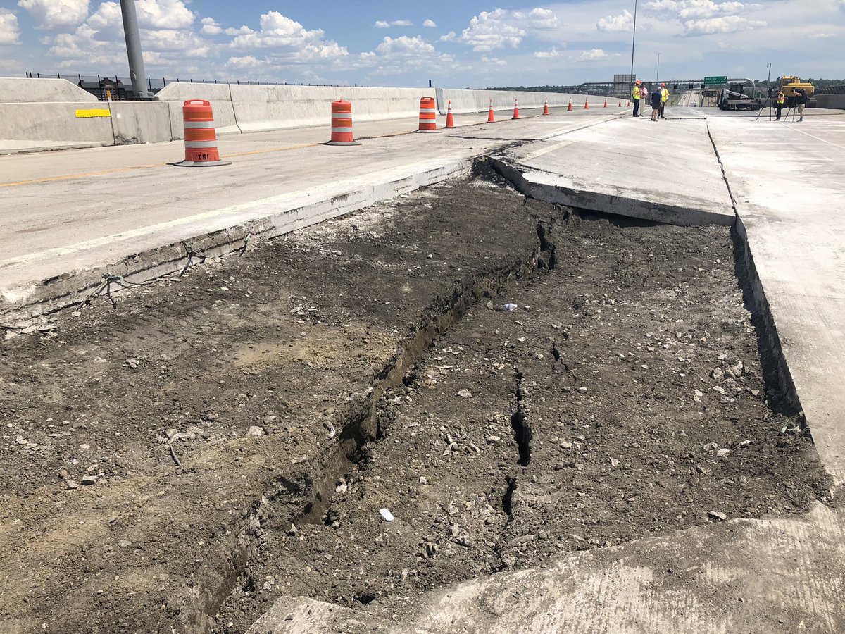 Highway 36 Collapses In Westminster