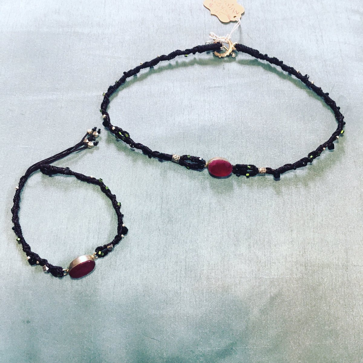 Victorian Ruby Set Choker $45 Bracelet $25 all PRICES NEGOTIABLE IF YOU “MUST HAVE IT”  #Ruby #RubyChoker #VictorianRubyChoker #Handmade #jewelry #handmadejewelry #houseofskyeyoga #houseofskyeyogashop #unisex #men #women #jewelryforwomen