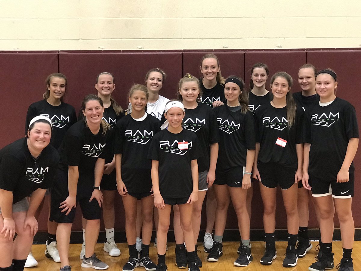 RAM_academy31's tweet photo. So many thank you’s... to all the R.A.M. campers that took just 2 hours of their Saturday to get better and a HUGE THANKS to all my coaches for volunteering their time to work hard w/ these girls!! It was so great seeing the girls work so hard. https://t.co/wibz9oJI2P