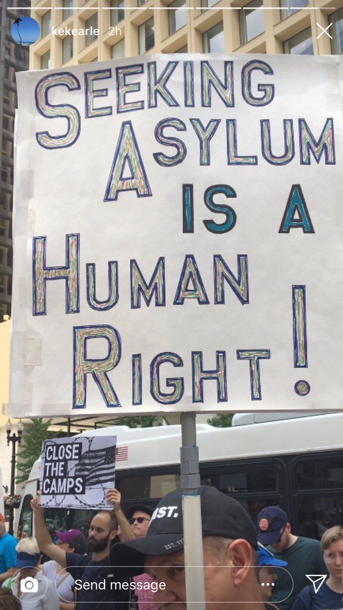 Seeking asylum is a #HumanRight! #Article14 #UDHR #CloseTheCamps @kekearle