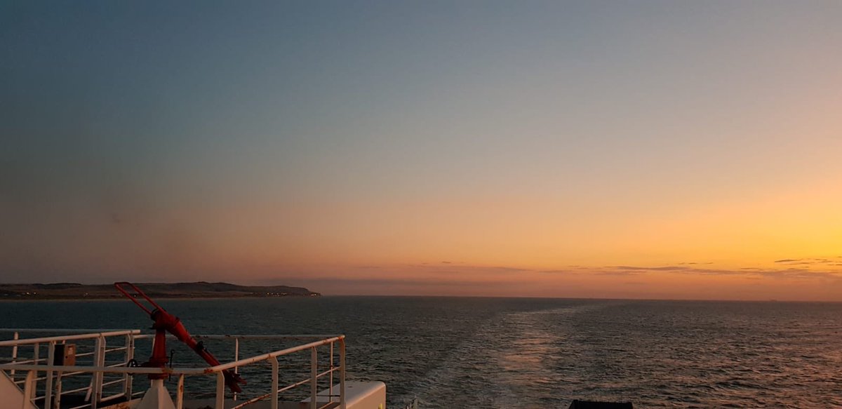 HighTaize's tweet photo. Stunning scenes as we arrive into Calais. Such a smooth crossing! Fantastic time so far on our journey to Taizé @taize2019 https://t.co/8TWulAf1gt