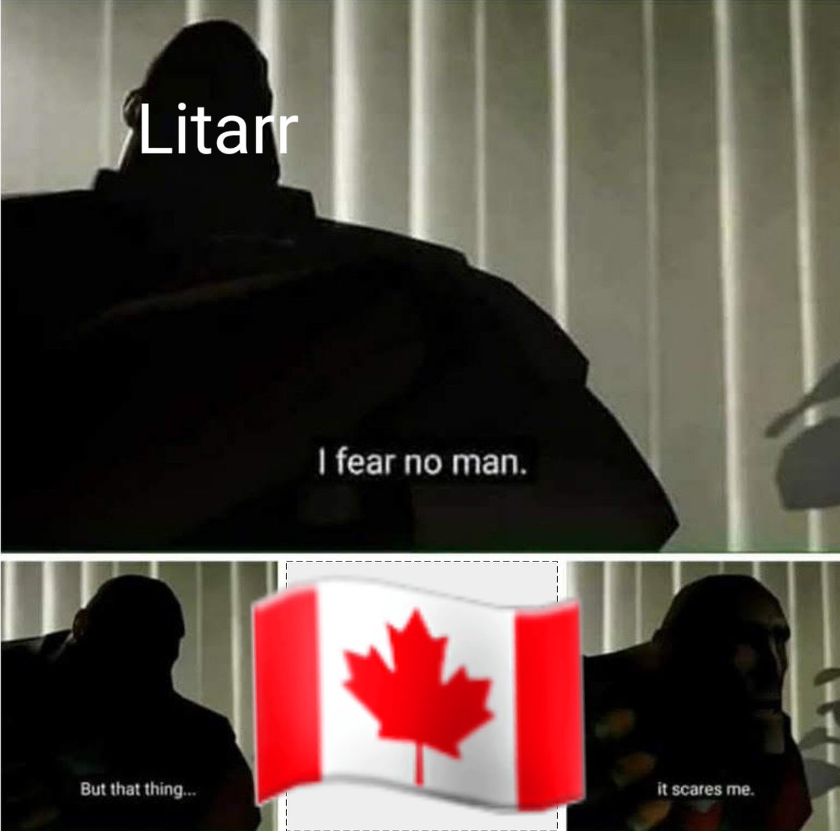 ServerMemelands's tweet photo. Thanos intensifies
π¨π¦ vs π³οΈβπ
#pussy #veryfairwar #Litarr #Thanos @Minecraft @notch @Canada https://t.co/r02WJOrm53