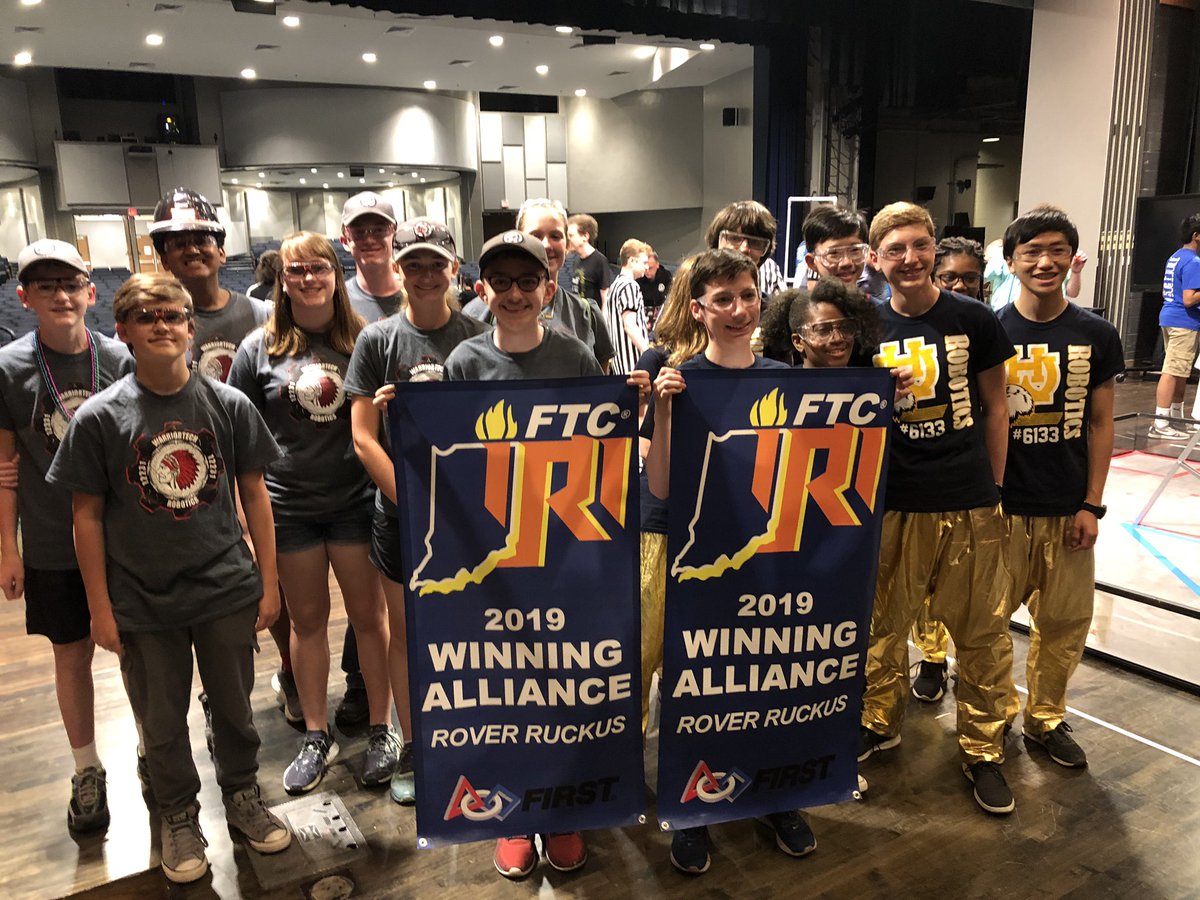 After an exciting final match we came out victorious at #ftcatiri with our alliance partner FTC6133 The Nuts!  We remained undefeated during qualifying matches and only lost one finals match to <a href="/kraken_pinion/">Kraken Pinion 8680</a>. Great way to end our season.