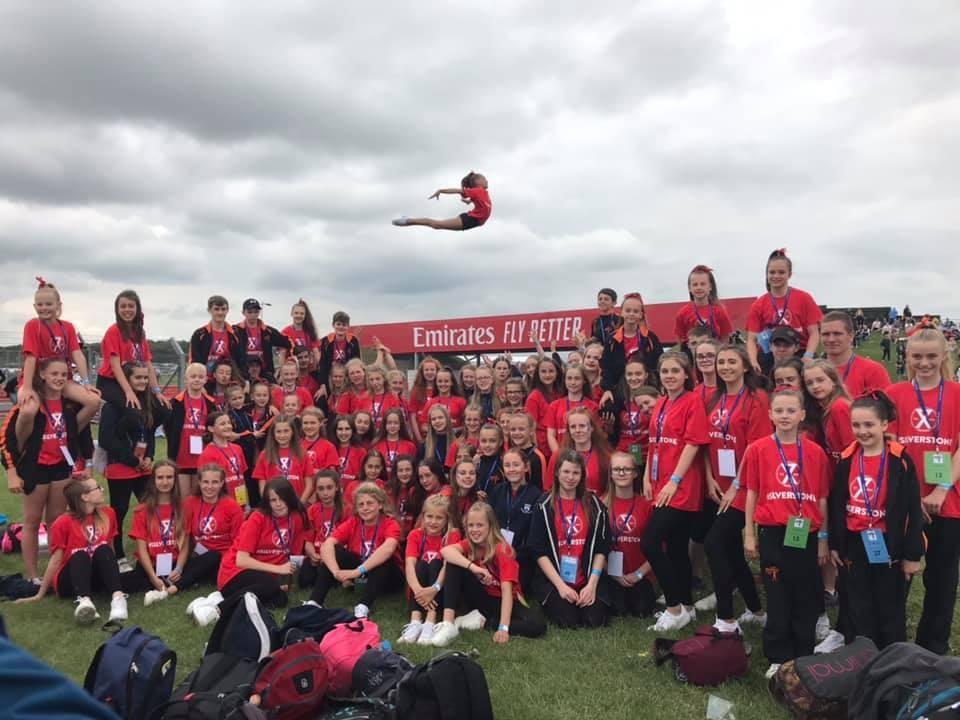Honiton's Kiera flying high over the <a href="/emirates/">Emirates</a> sign at the F1 qualifying day at Silverstone today. Did you spot her <a href="/LewisHamilton/">Lewis Hamilton</a> ? #Emirates #mysilverstone