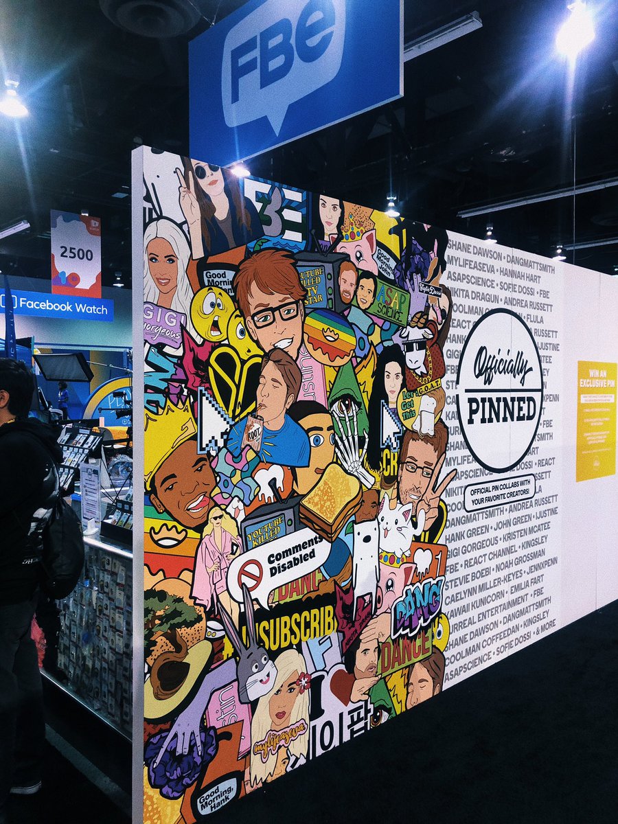 jennmcallister's tweet photo. VIDCON! I’m selling PINS @ the officiallypinned booth in the expo hall - I just signed 6 of them, go get them quick before they’re gone!!! https://t.co/livunOSS4L