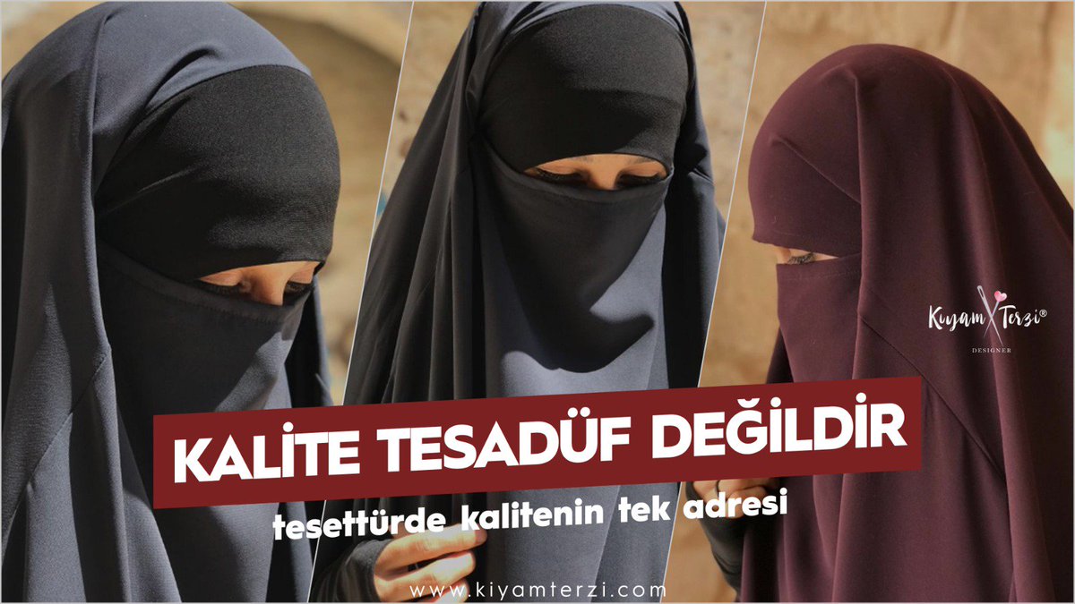 Kiyam_Terzi's tweet photo. Kisiye ozel dikimlerimiz ile tercih edilen ilk ve tek sayfa olarak size kaliteyi sunuyoruz.
Bilgi ve sipariş için @Kiyam_Terzi
#afgantakimi #hijap #jilbab #pece #carsaf #ummet #tesettur #marka #kiyamterzi #sal #ferace #pece #basortu #hazirsal #dikim https://t.co/5om9kBKITb