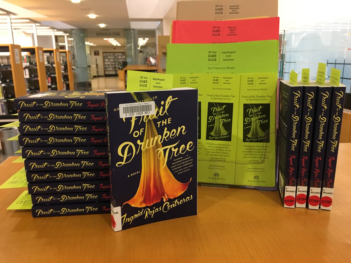 SFPublicLibrary's tweet image. WED 7/17, 6PM, #SFMainLibrary #OnTheSamePage author @ingrid_rojas_c in conversation w @ovillalon managing editor of @zyzzyvamag. #FruitOfTheDrunkenTree available throughout all SF libraries- #ReadThis SF. #ReadThis sfpl.org/index.php?pg=1…