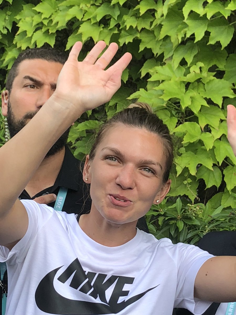 laksh23's tweet photo. @Simona_Halep congrats Simona. You repeated 9th June ‘18 French open. A few pics at close quarters...wasn’t able to make it Wimbledon &amp; well played https://t.co/ok0DQvRKlK