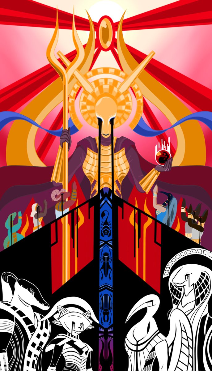 TipsyDoodlez's tweet photo. Hazoret, Goddess of survivors 
#Mtg #mtg #MagicTheGathering #amonkhet #hazoret #nicolbolas #egyptianstyle #mtgfanart #digitalart #digitaldrawing https://t.co/iE6QwezfsT