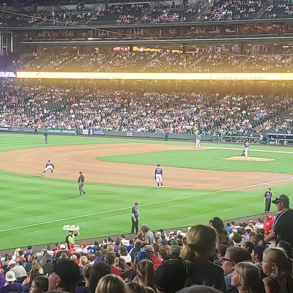BuddleJennifer's tweet photo. Night 2 game #2. Family time with @Rockies https://t.co/7Ezo6EWVW5