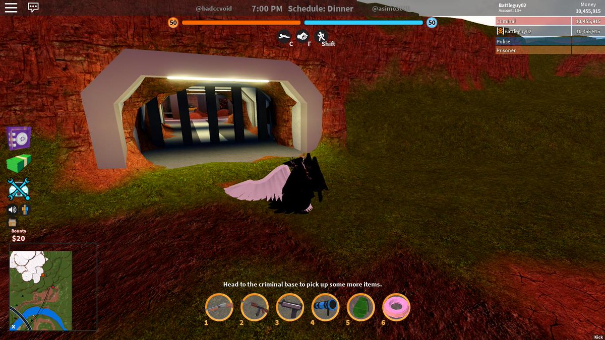 Battleguy02 On Twitter Could You Make The Bars At The Volcano Not Collide With Vehicles People Whenever They Go Up And Down Also Could You Make The Bars Go Up Faster Https T Co Jdtfu83tpv - roblox jailbreak where is the criminal base