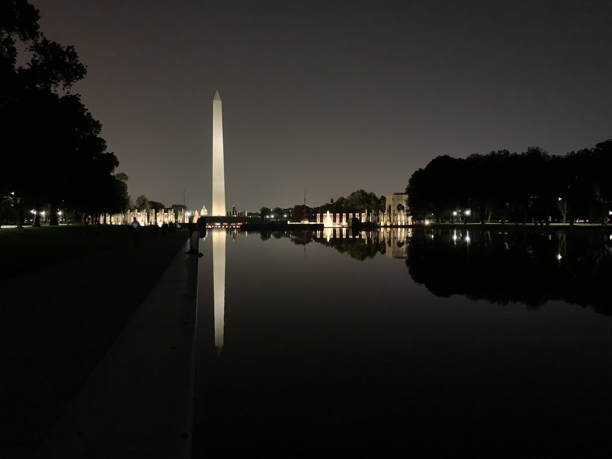AMThublin's tweet photo. Just call me Olivia Pope! Spending the evening checking out the National Mall and all it’s awesome monuments! #Road2NSPRA #WhenInDC https://t.co/rc9ocsrvo7