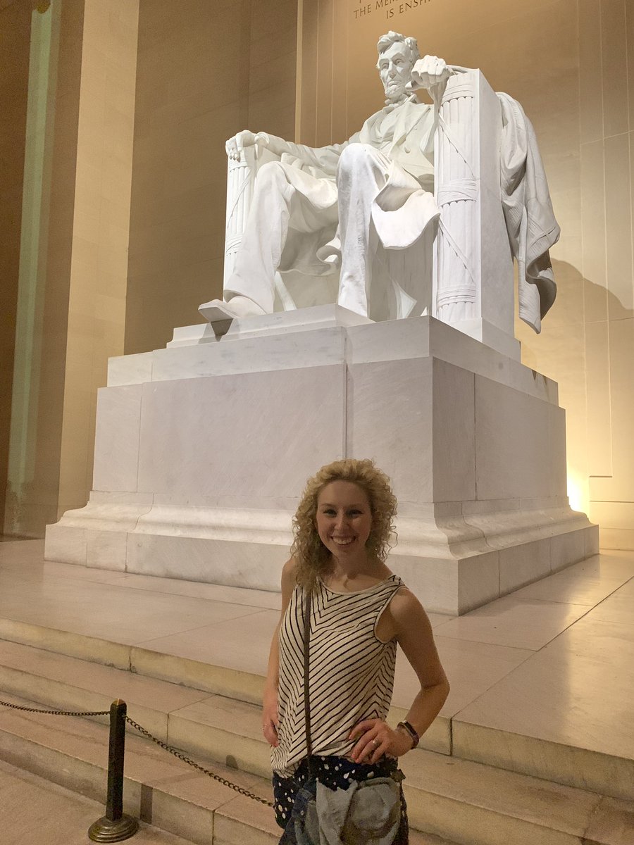 AMThublin's tweet photo. Just call me Olivia Pope! Spending the evening checking out the National Mall and all it’s awesome monuments! #Road2NSPRA #WhenInDC https://t.co/rc9ocsrvo7