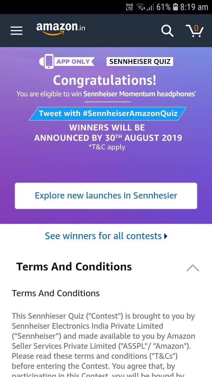nitu2412's tweet photo. @amazonIN #SennheiserAmazonQuiz https://t.co/2jMf4IEmiX
