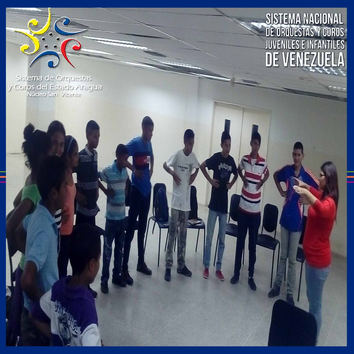 NucleoSnVicente's tweet photo. En el #NucleoSanVicente contamos con el apoyo de docentes y facilitadores que ayudan a desarrollar programas de formación en técnica vocal infantil y juvenil para los docentes. #SomosElSistema #Maracay #CJSV https://t.co/t3BgBDNrvt