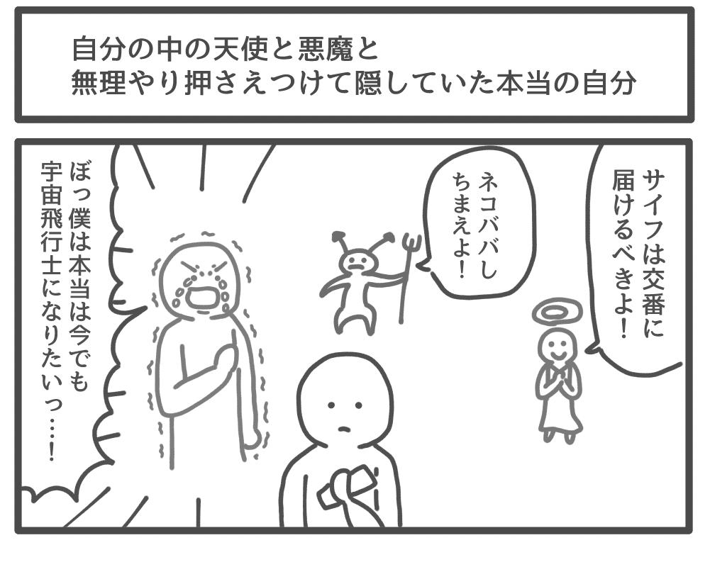 自分の中の天使と悪魔と無理やり押さえつけて隠していた本当の自分 