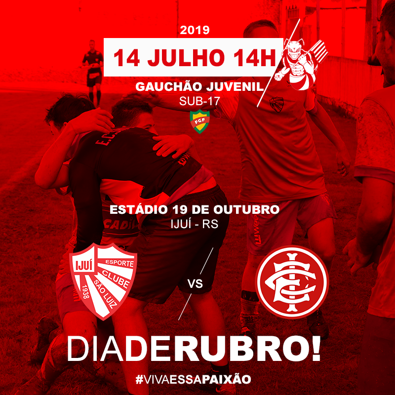 saoluizdeijui's tweet photo. #BaseRubra! É DIAAAAA DE RUBRO!
Entramos em campo nesse domingo para enfrentar o @intersmoficial, às 14h, pela 3ª rodada da segunda fase do Gauchão Juvenil e precisamos do teu apoio.
#VamoRubro #VivaEssaPaixão #GauchãoSub17 https://t.co/ZmWzWzuIrB