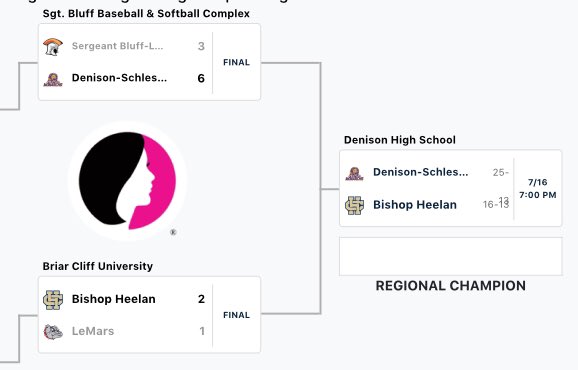 AdMonarchs's tweet photo. Monarch Softball 🥎 Regional Final on Tuesday, July 16th vs Bishop Heelan will be played in Denison starting at 7 pm. #Monarchs #kdsnsports https://t.co/3lJmZwXzR4