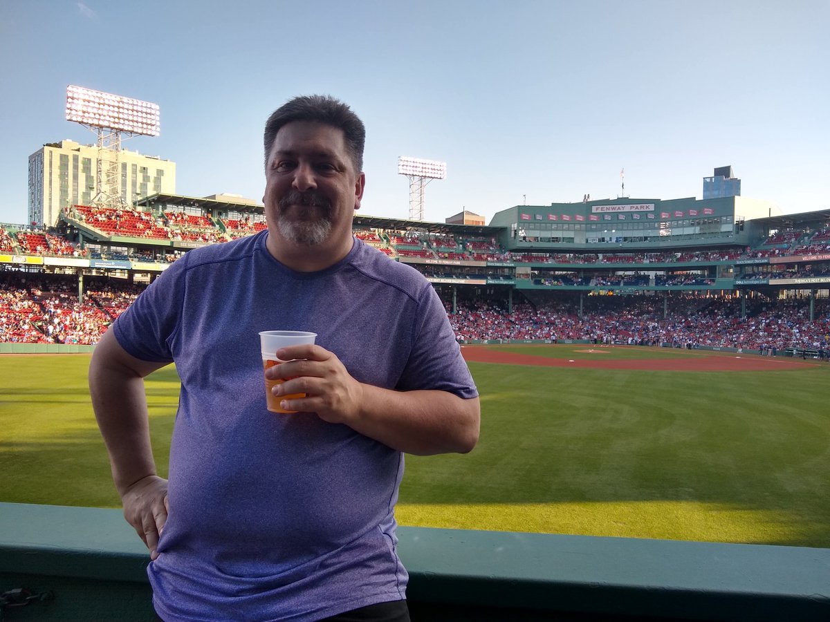 MrIserloth's tweet photo. Final stop in Boston, Fenway Park. Front row next to the monster. Living the dream. Thank you Pltw! #eahsgo https://t.co/EMHgq1o8KV